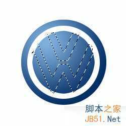 PS logo制作教程：设计精致的大众汽车LOGO，大众标志设计教程
