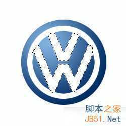 PS logo制作教程：设计精致的大众汽车LOGO，大众标志设计教程