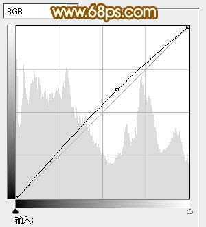 ‘Photoshop将趴在草地上的可爱女孩加上甜美的秋季黄褐色‘