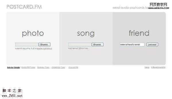 postcard.fm