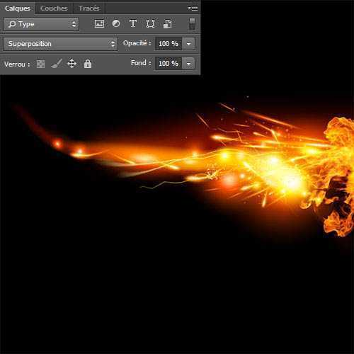‘Photoshop利用图层样式及手工复制工具制作极速动感火焰立体字‘
