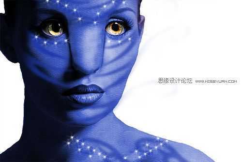 ‘Photoshop设计制作唯美的阿凡达电影海报教程‘