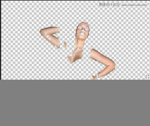 ‘Photoshop调出室内人像模特金属质感肤色效果教程‘