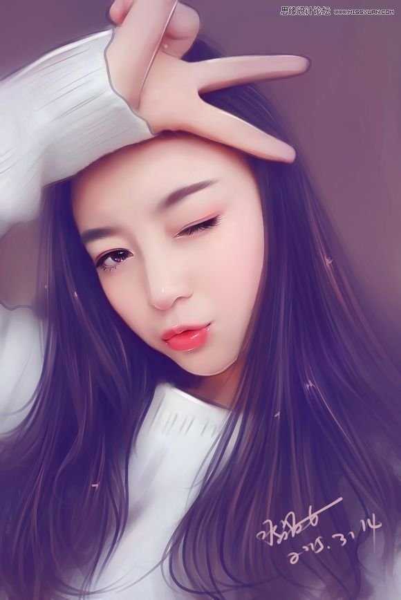 ‘Photoshop结合SAI给手机照片唯美的转手绘处理(视频)‘