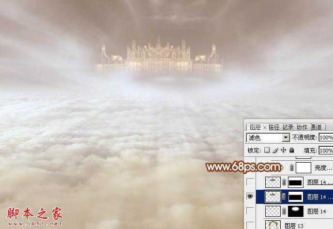 ‘Photoshop设计打造出圣洁唯美梦幻般的天使婚片‘