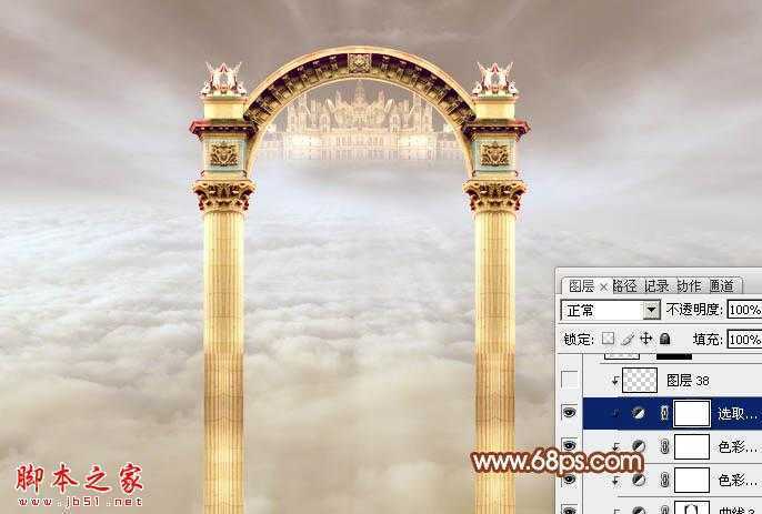 ‘Photoshop设计打造出圣洁唯美梦幻般的天使婚片‘