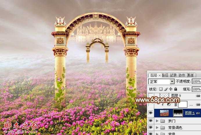 ‘Photoshop设计打造出圣洁唯美梦幻般的天使婚片‘