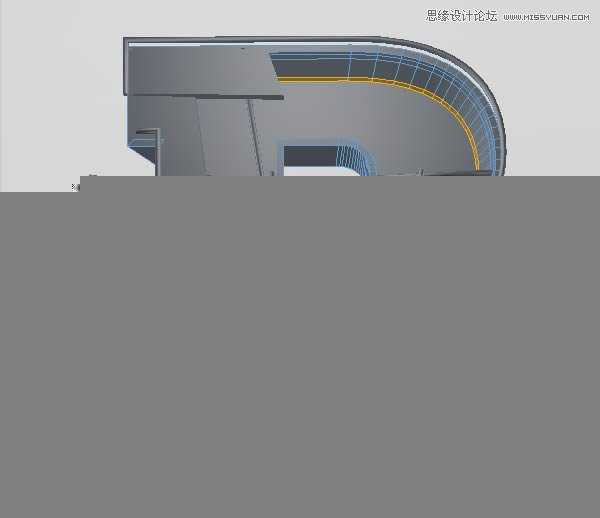 ‘Photoshop结合C4D制作三维立体艺术字母B‘