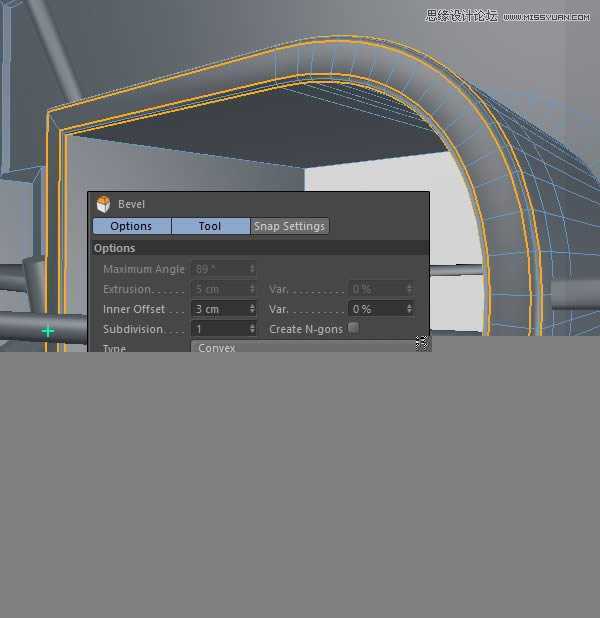 ‘Photoshop结合C4D制作三维立体艺术字母B‘