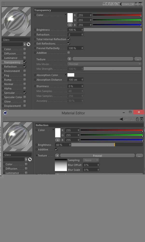 ‘Photoshop结合C4D制作三维立体艺术字母B‘