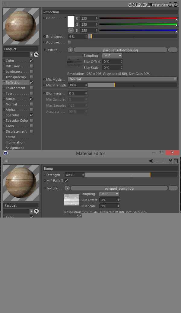 ‘Photoshop结合C4D制作三维立体艺术字母B‘