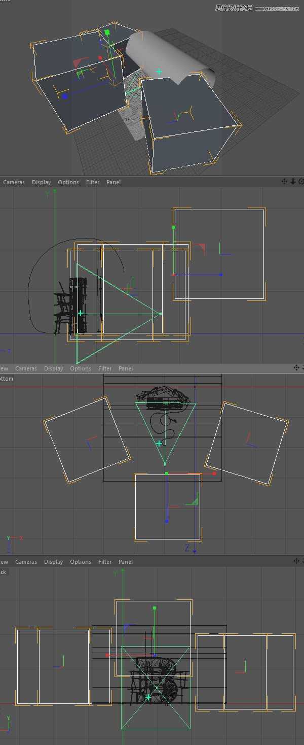 ‘Photoshop结合C4D制作三维立体艺术字母B‘