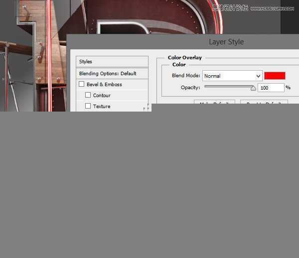 ‘Photoshop结合C4D制作三维立体艺术字母B‘