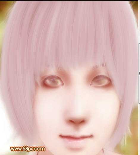 ‘photoshop将美女图片制作出超详细超漂亮的彩妆仿手绘教程‘