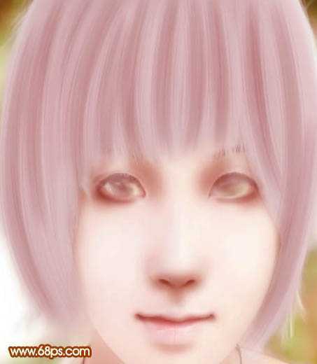 ‘photoshop将美女图片制作出超详细超漂亮的彩妆仿手绘教程‘