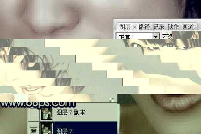 ‘Photoshop将美女车模调制出低饱和的淡黄色质感肤色‘
