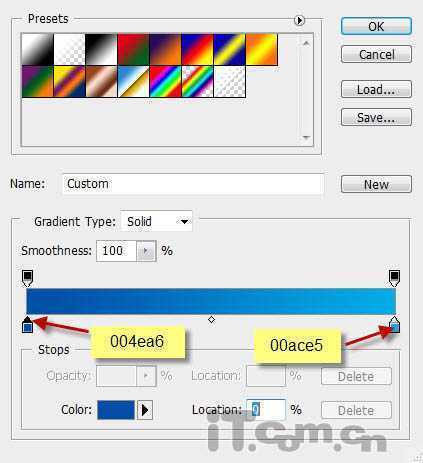 ‘Photoshop打造沾满水花的蓝色水晶字‘
