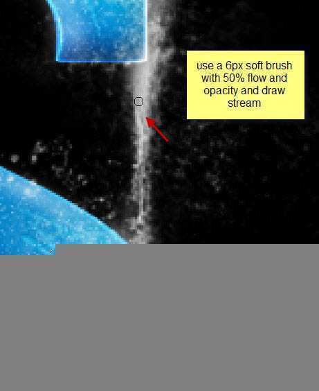 ‘Photoshop打造沾满水花的蓝色水晶字‘