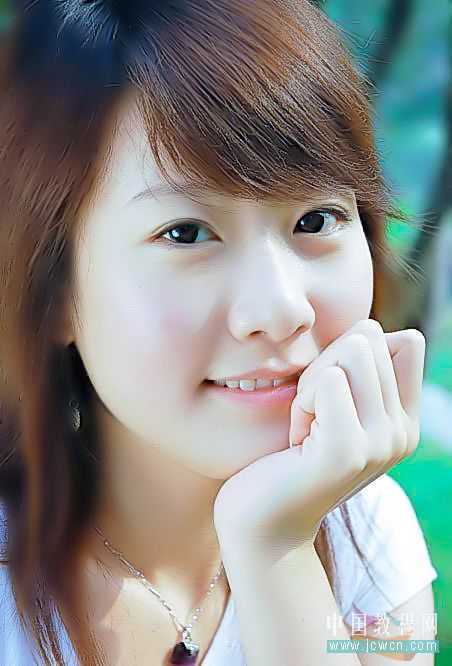 Photoshop教程：水灵灵的美女调出来_脚本之家jb51.net转载