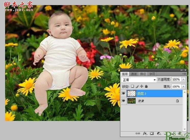 ‘photoshop为宝宝写真照增加动态蝴蝶翅膀特效‘