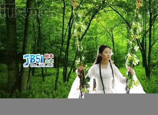 Photoshop合成一幅美丽动人的画卷