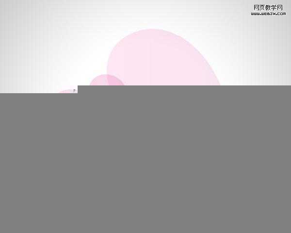‘Photoshop将用心形工具绘制出粉红色的心形图案效果‘