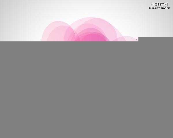 ‘Photoshop将用心形工具绘制出粉红色的心形图案效果‘