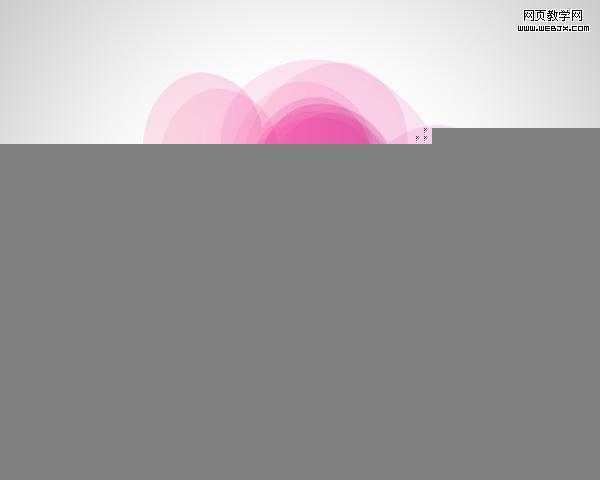 ‘Photoshop将用心形工具绘制出粉红色的心形图案效果‘