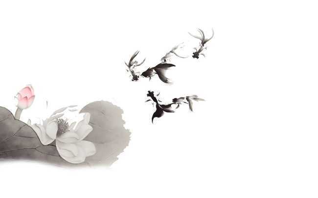 ‘Photoshop合成中国古典风格的水墨舞蹈艺术图‘