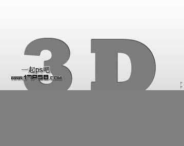 ‘photoshop设计制作3D立体金属字特效‘