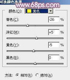 ‘Photoshop为树荫下的美女图片打造淡淡柔美的蓝黄色‘
