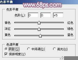 ‘Photoshop为树荫下的美女图片打造淡淡柔美的蓝黄色‘