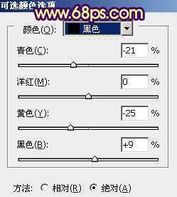 ‘Photoshop为树林婚片加上柔和的黄绿色效果教材‘