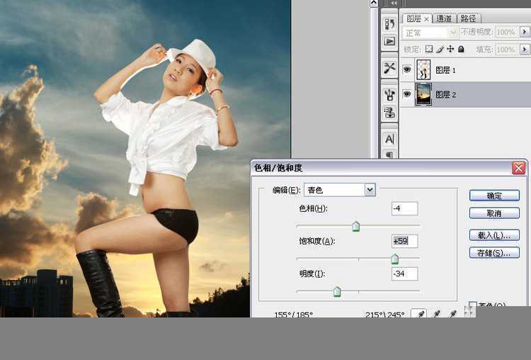 ‘PhotoShop将性感模特图片后期精修制作成杂志封面教程‘