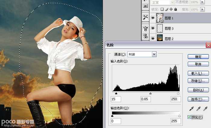 ‘PhotoShop将性感模特图片后期精修制作成杂志封面教程‘