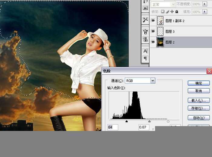 ‘PhotoShop将性感模特图片后期精修制作成杂志封面教程‘