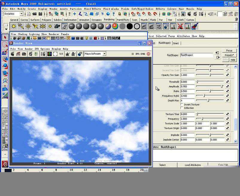 MAYA流体制作云朵 脚本之家 MAYA角色动画教程
