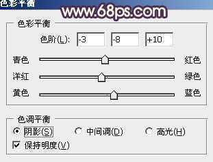 ‘Photoshop将树林中的美女加上柔美的秋季晨曦色‘