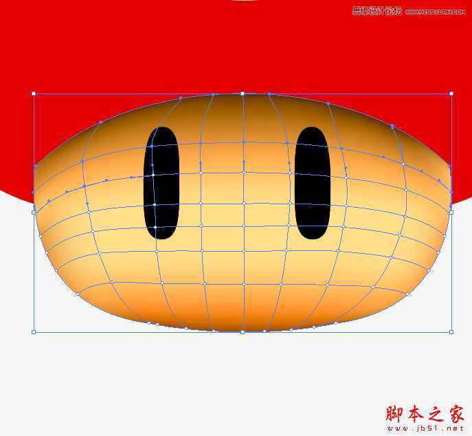 Illustrator绘制立体效果的逼真蘑菇,脚本之家