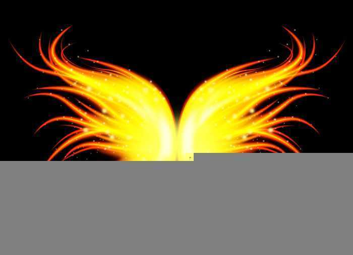 ‘Photoshop将给美女图片打造出绚丽梦幻的火焰光束翅膀效果‘