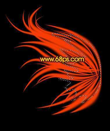 ‘Photoshop将给美女图片打造出绚丽梦幻的火焰光束翅膀效果‘