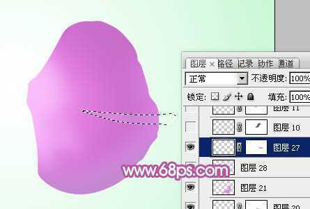 ‘Photoshop设计制作出一朵漂亮逼真的紫色蝴蝶兰‘