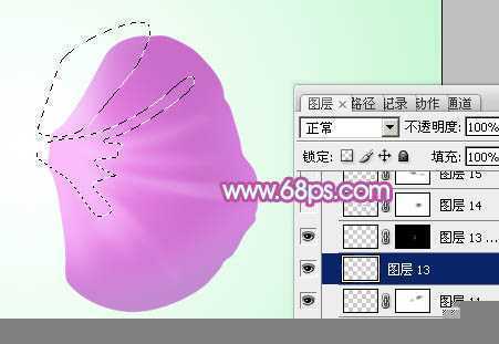 ‘Photoshop设计制作出一朵漂亮逼真的紫色蝴蝶兰‘