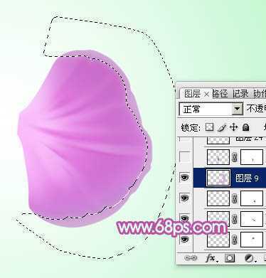 ‘Photoshop设计制作出一朵漂亮逼真的紫色蝴蝶兰‘