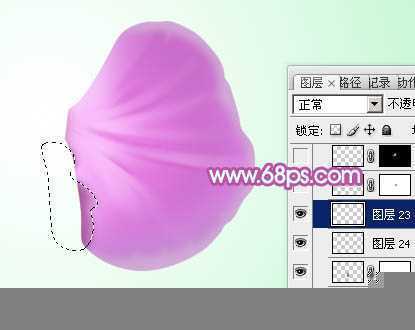 ‘Photoshop设计制作出一朵漂亮逼真的紫色蝴蝶兰‘