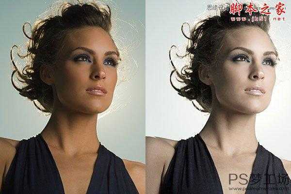 ‘Photoshop快速为偏暗的美女照片美白‘