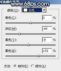 ‘Photoshop将外景人物图片调制成甜美的暗青色‘