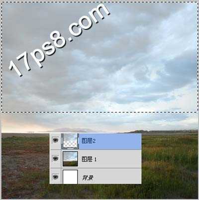‘photoshop合成孤单的雨伞飘落在迷人且凄凉的草原场景‘