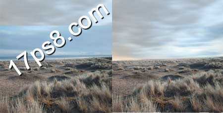‘photoshop合成孤单的雨伞飘落在迷人且凄凉的草原场景‘