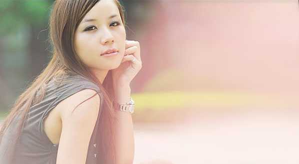 ‘ps下利用自定义画笔给图片加上梦幻的圆点光斑‘